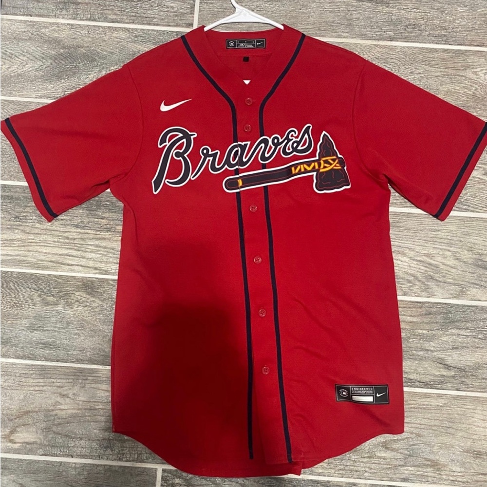 Red Atlanta Braves Nike MLB Jersey